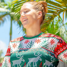 Load image into Gallery viewer, Candy Cane - Ugly Christmas 'Jumper' (Lightweight Shirt) Unisex Shirts Festive Fox