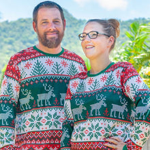 Load image into Gallery viewer, Candy Cane - Ugly Christmas 'Jumper' (Lightweight Shirt) Unisex Shirts Festive Fox