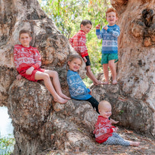 Load image into Gallery viewer, Frosty Blue - Ugly Christmas 'Jumper' (Lightweight Shirt) Kids Shirts Festive Fox