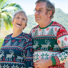 Load image into Gallery viewer, Noel Blue - Ugly Christmas 'Jumper' (Lightweight Shirt) Unisex Shirts Festive Fox