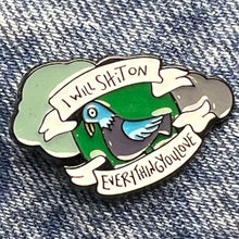 Load image into Gallery viewer, Enamel pins Enamel Pins Festive Fox Surly pigeon 
